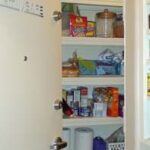 Provisions stacked in a custom FamilySAFE storm shelter