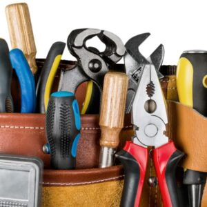 Image of tools and tool belt 