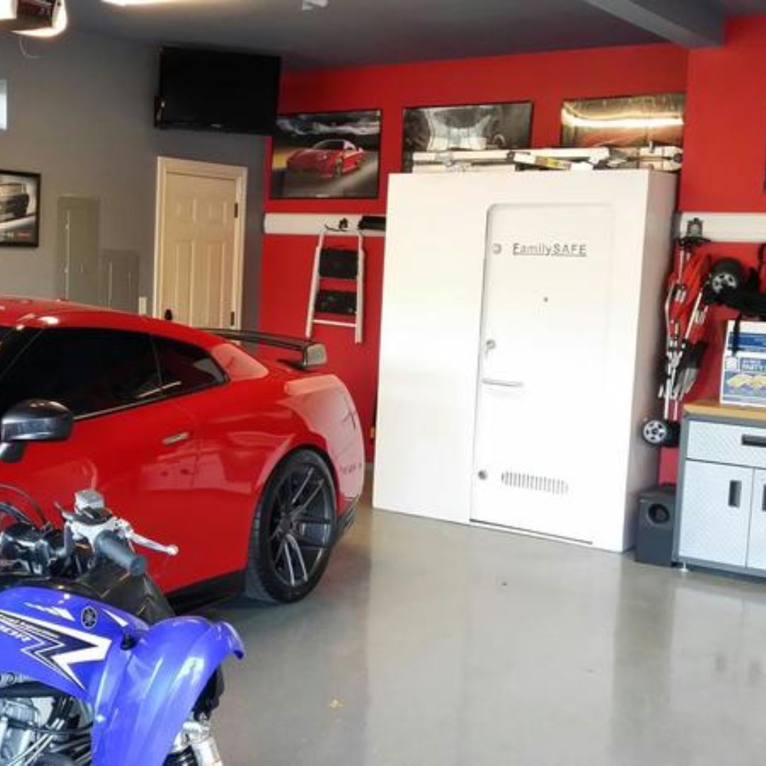 Above Ground Shelter in Garage
