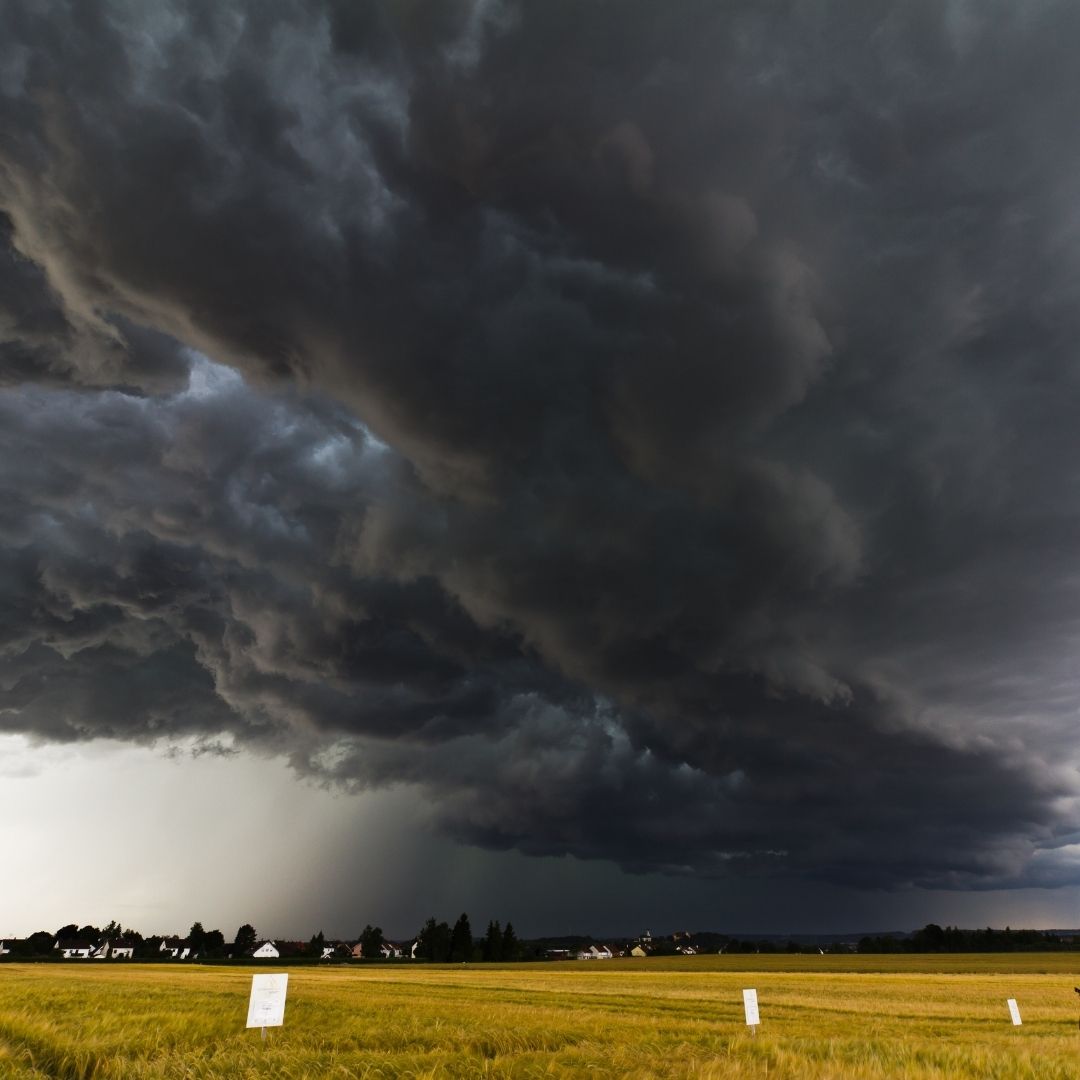 storm in distance
