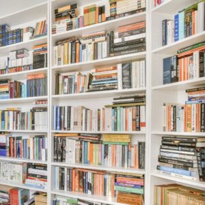 a bookcase door