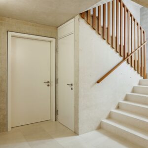 a saferoom hidden in a stair case