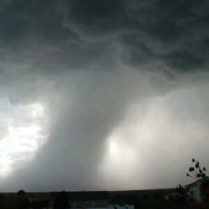 a tornado touched down