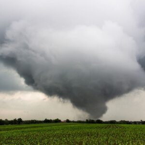 tornado with large cloud