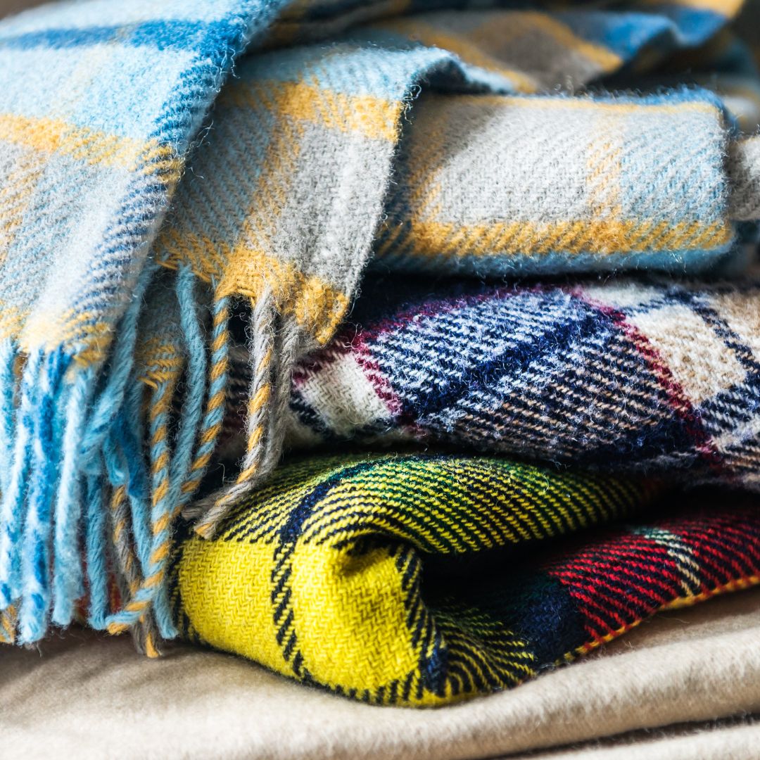 Stack of blankets