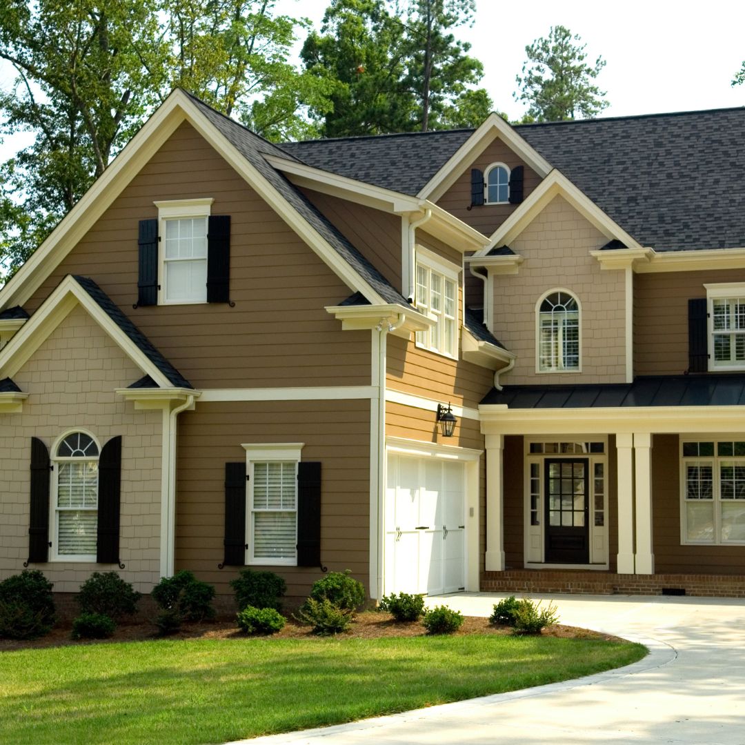 Outside view of family home