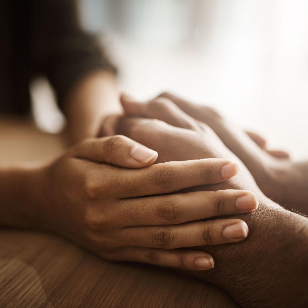 People holding hands