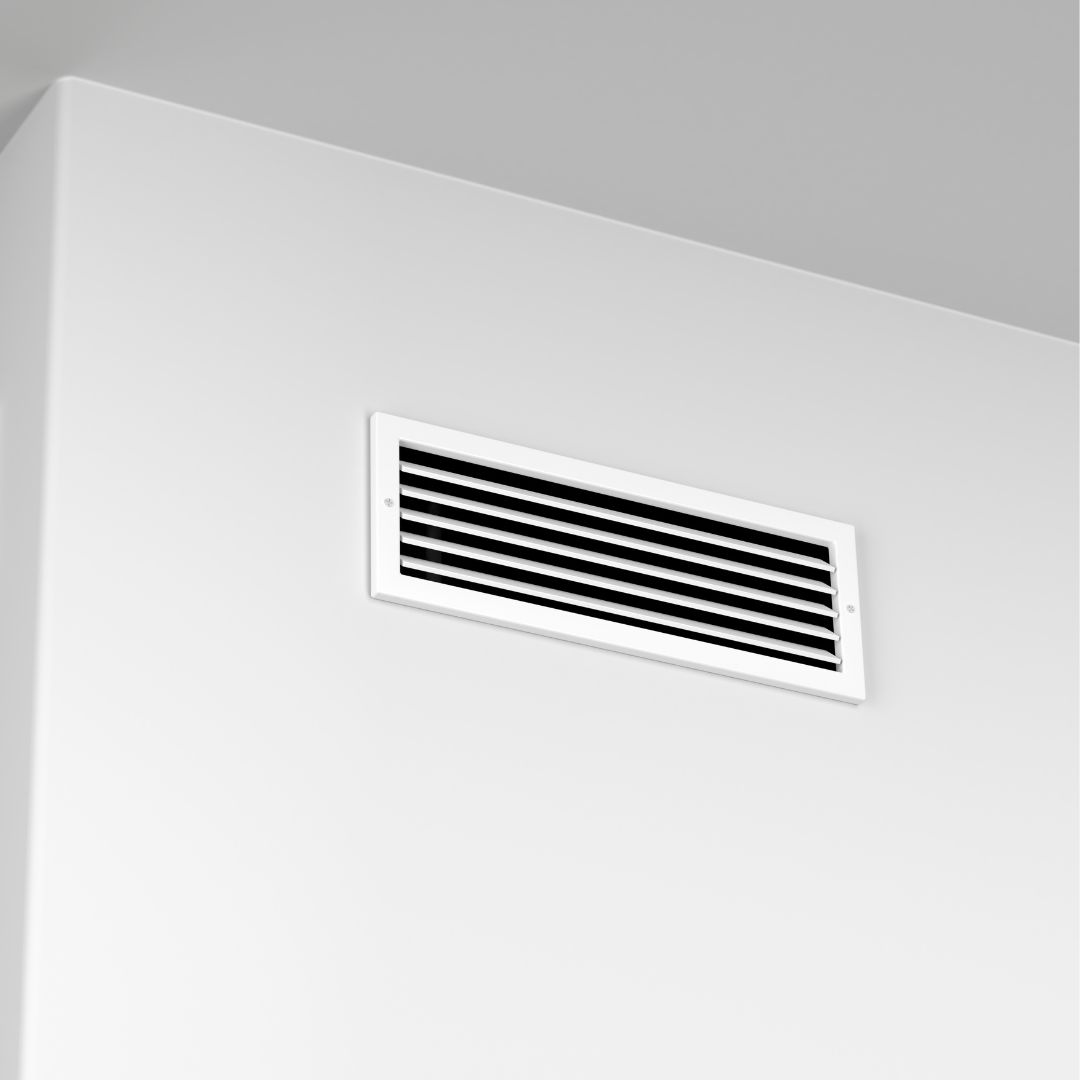 A vent on a wall