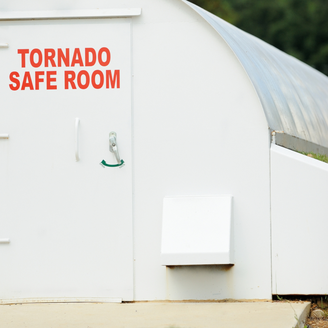 tornado shelter.