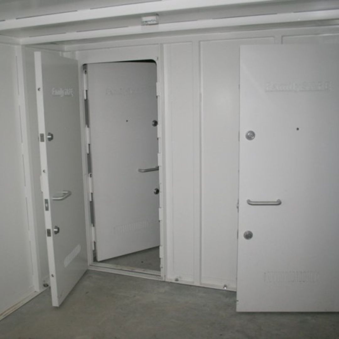 a multi room tornado shelter