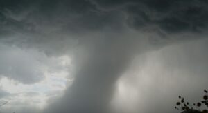 A tornado forming