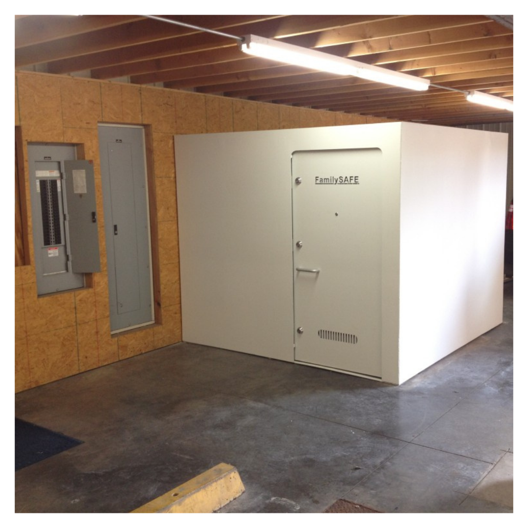 New storm shelter installed in home