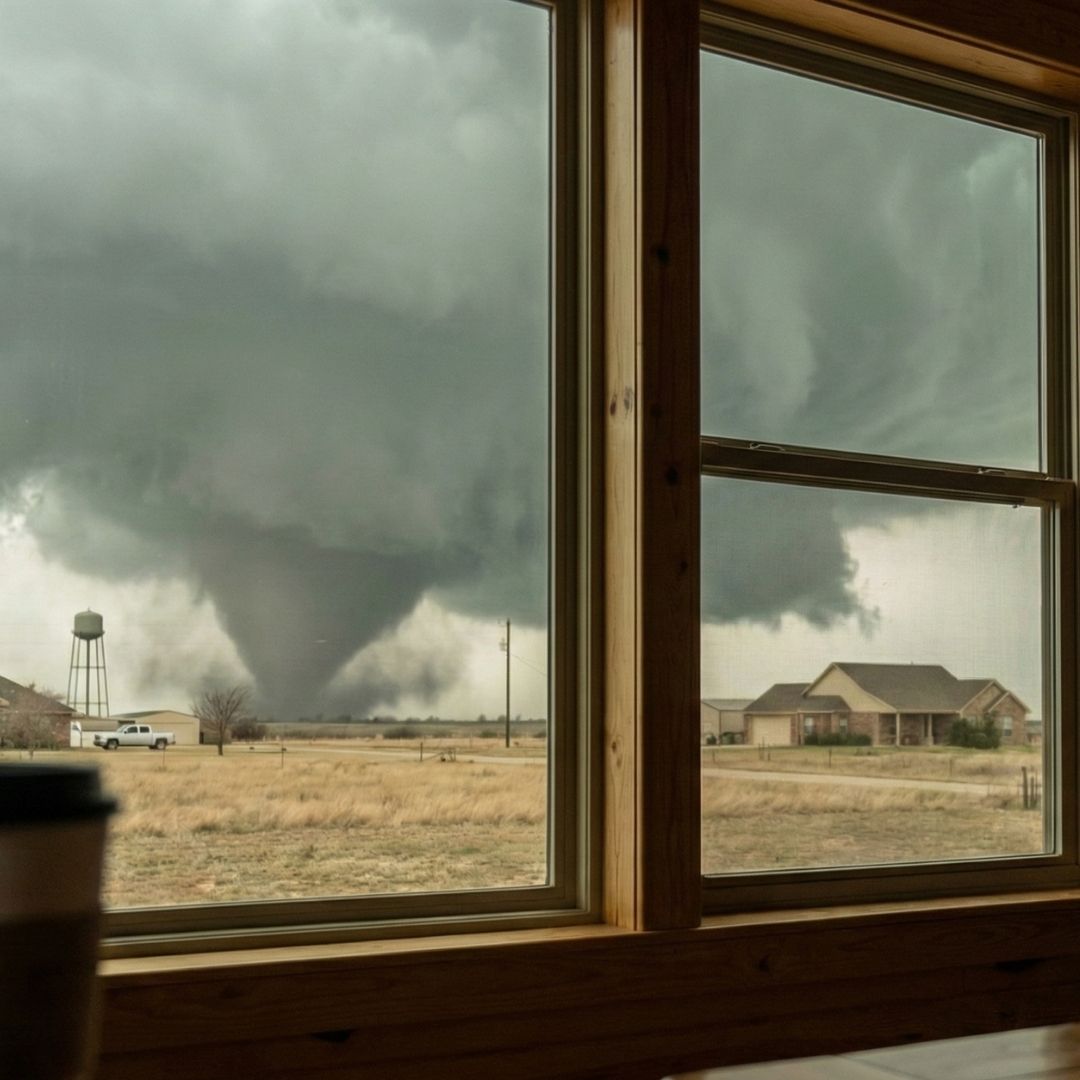 Large Tornado outside