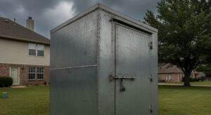 Above ground shelter.