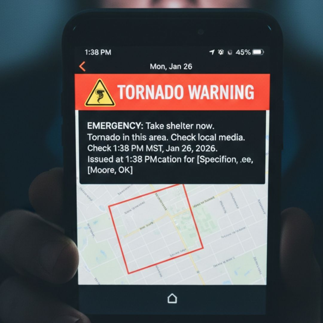 Tornado warning.