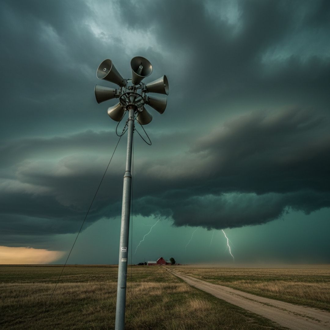 Tornado sirens.