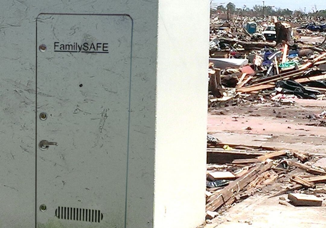 storm shelter after tornado