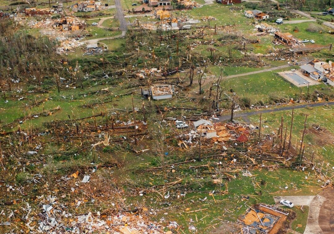 tornado damage